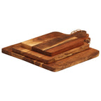 Tabla de cortar madera maciza de acacia 30x21x4 cm