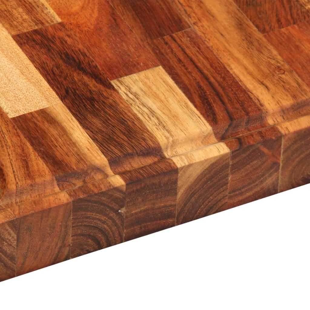 Tabla de cortar madera maciza de acacia 30x21x4 cm