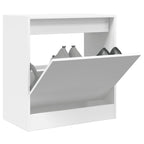 Zapatero de madera contrachapada roble ahumado 75x34x112 cm