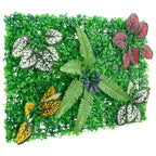 Valla de plantas artificiales 24 uds verde 40x60 cm