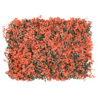 Valla de hojas de arce artificial 24 uds rojo claro 40x60 cm