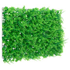 Valla de hojas de helecho artificial 24 uds verde 40x60 cm