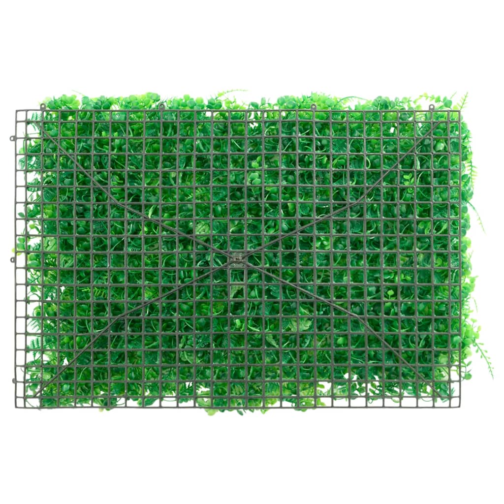 Valla de hojas de helecho artificial 24 uds verde 40x60 cm