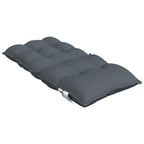 Cojines de silla respaldo bajo 4 uds tela Oxford gris antracita