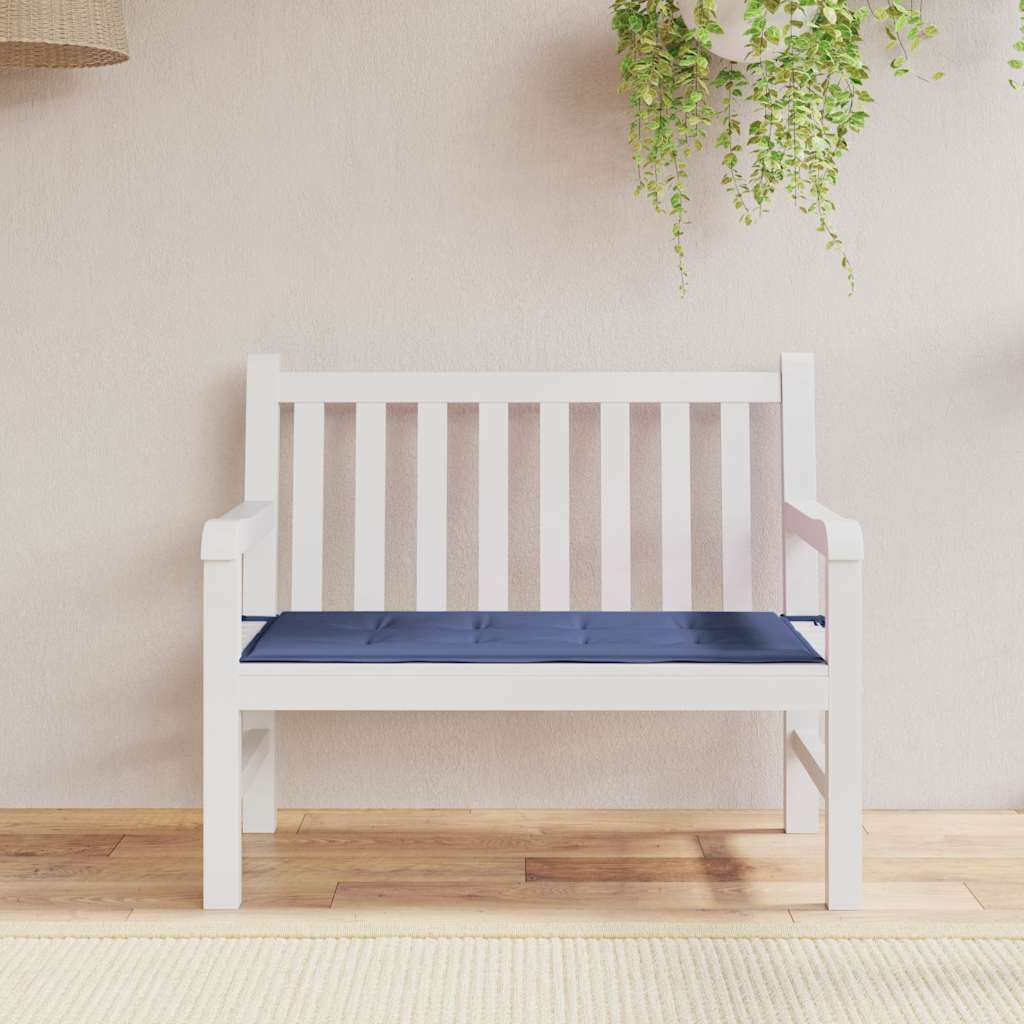 Cojín banco de jardín tela Oxford estampado hojas 150x50x7 cm