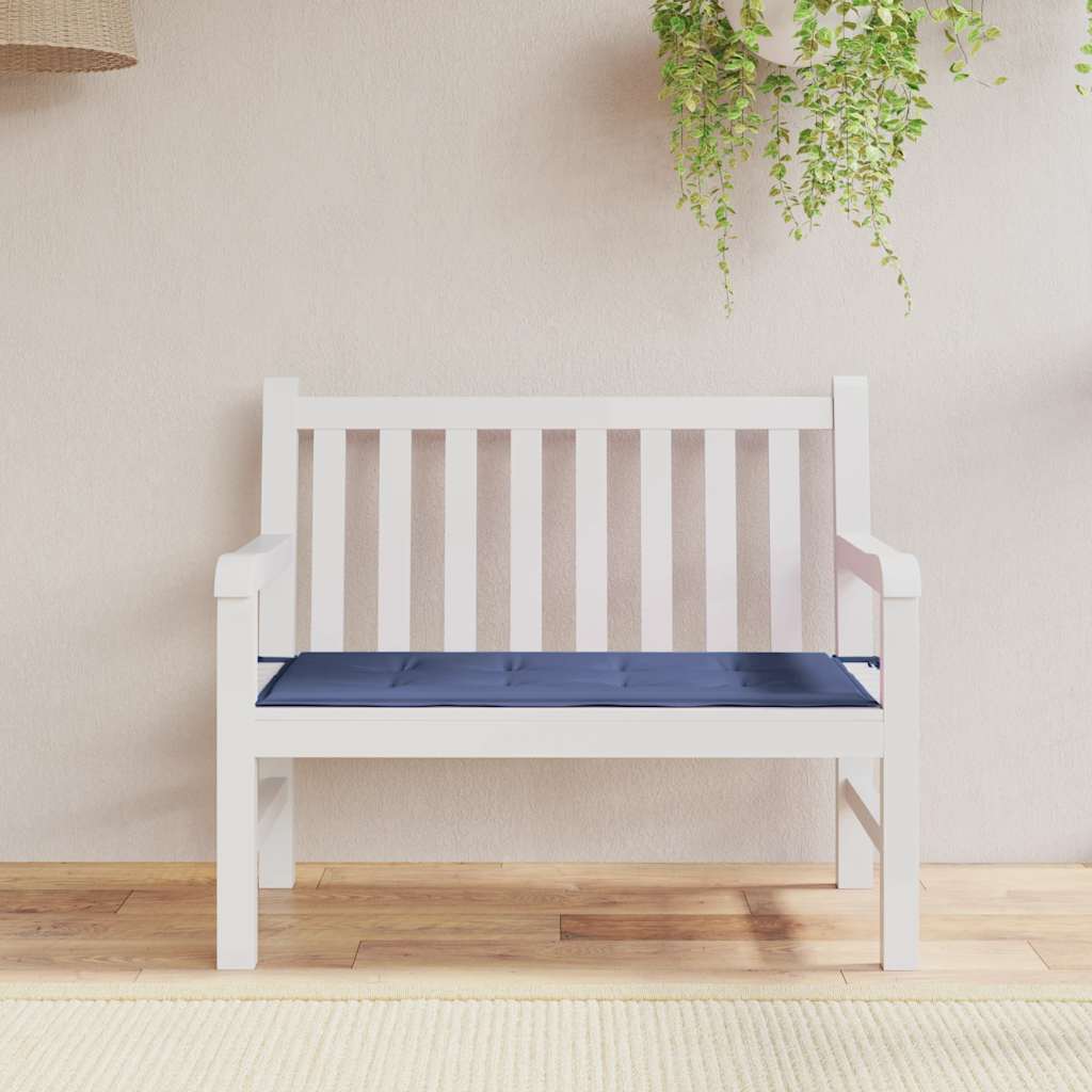 Cojín banco de jardín tela Oxford estampado hojas 150x50x7 cm