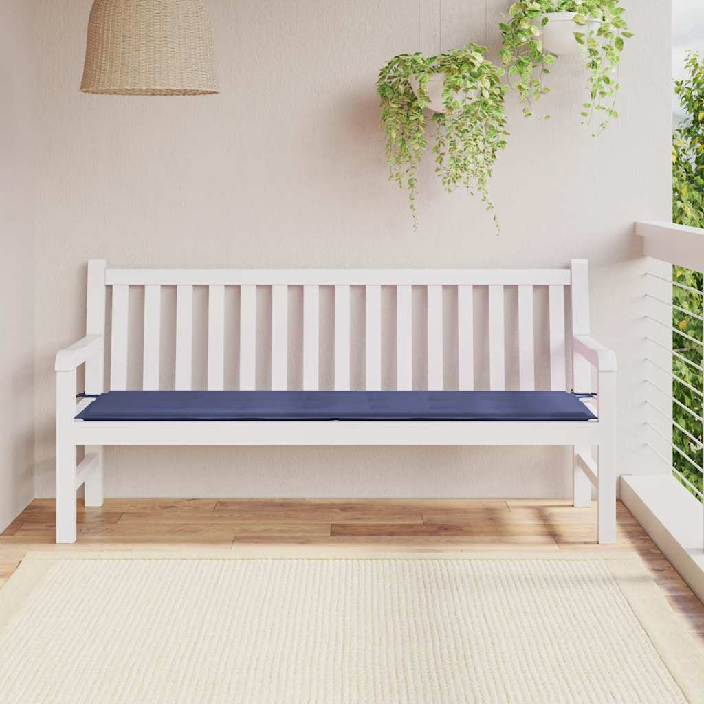Cojín banco de jardín tela Oxford estampado hojas 150x50x7 cm