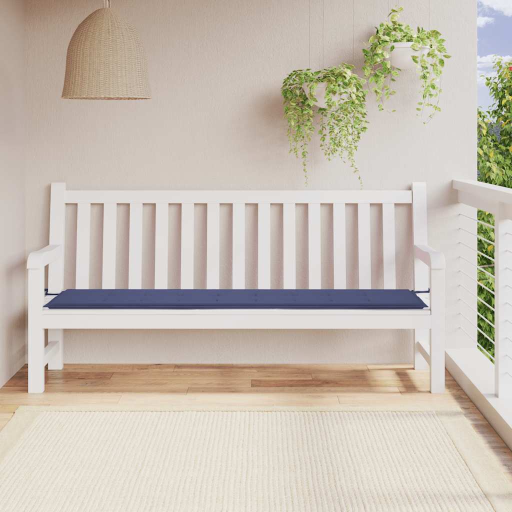 Cojín banco de jardín tela Oxford estampado hojas 150x50x7 cm