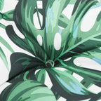 Cojín banco de jardín tela Oxford estampado hojas 150x50x7 cm