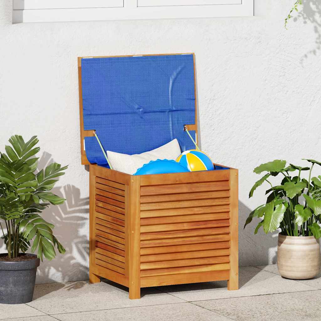 Arcón de jardín madera maciza abeto 150x50x56,5 cm