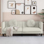 3-seater sofa Fabric Black 220x77x82 cm