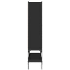 Estantería de madera de ingeniería negra 102x30x141,5 cm