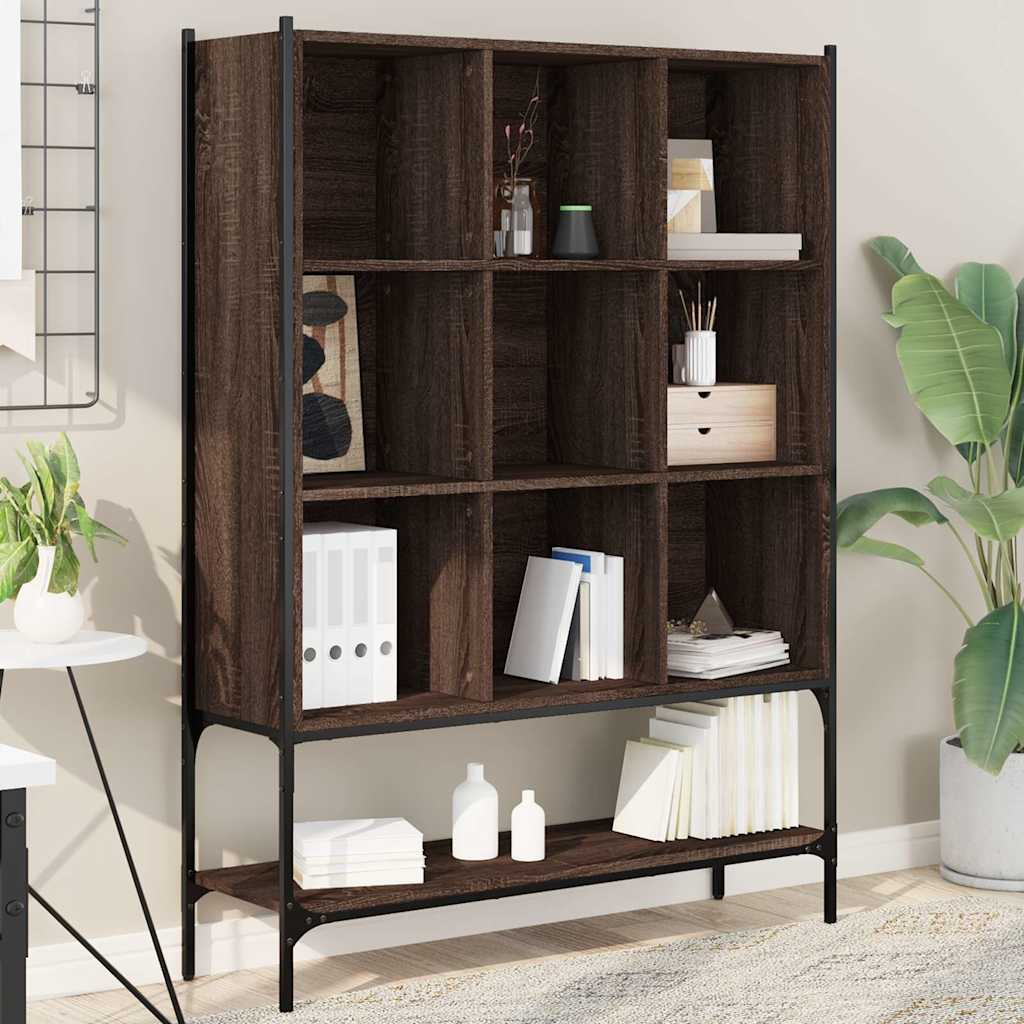 Sonoma Grey Engineered Wood Bookcase 70x36x189 cm