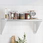 Wall shelf stainless steel silver 100x23.5x60 cm