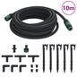 Mangueira porosa para jardim borracha preta 16 mm 10 m