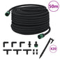 Mangueira porosa para jardim borracha preta 16 mm 10 m