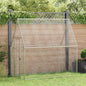 Jaula para gallinas acero galvanizado plateado 100x100x190 cm