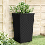 Jardineras 2 uds acero galvanizado 50x50x50 cm
