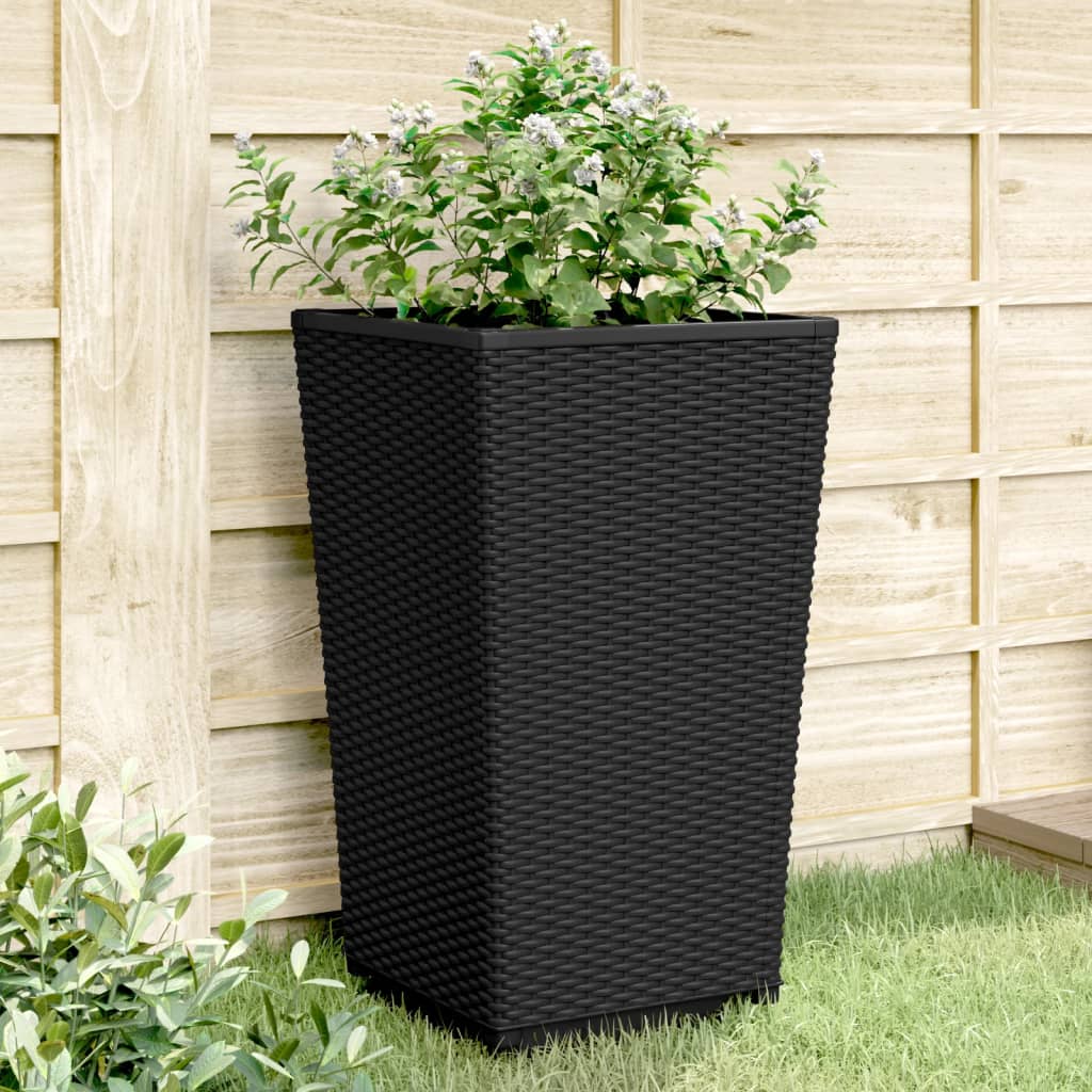 Jardineras 2 uds acero galvanizado 50x50x50 cm