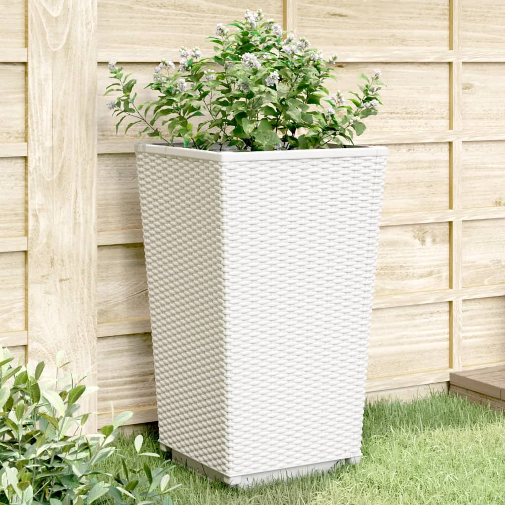 Jardineras 2 uds acero galvanizado 50x50x50 cm