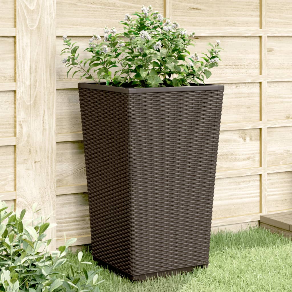 Jardineras 2 uds acero galvanizado 50x50x50 cm