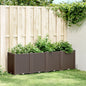 Jardinera acero corten 100x100x18,5 cm