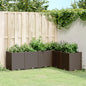 Jardinera acero corten 100x100x18,5 cm
