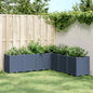 Jardinera acero corten 100x100x18,5 cm