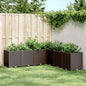 Jardinera acero corten 100x100x18,5 cm