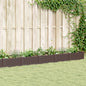 Jardinera con clavijas PP azul gris 123,5x43,5x43,5 cm