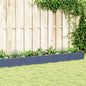 Jardinera con clavijas PP azul gris 123,5x43,5x43,5 cm