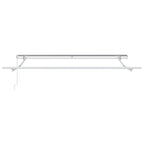 Toldo retráctil manual burdeos 300x250 cm