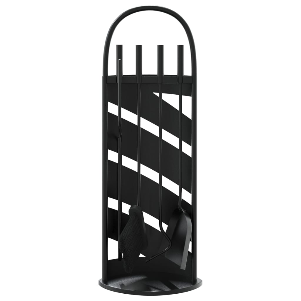 Set de herramientas para chimenea 5 pzas acero 23x15x66 cm