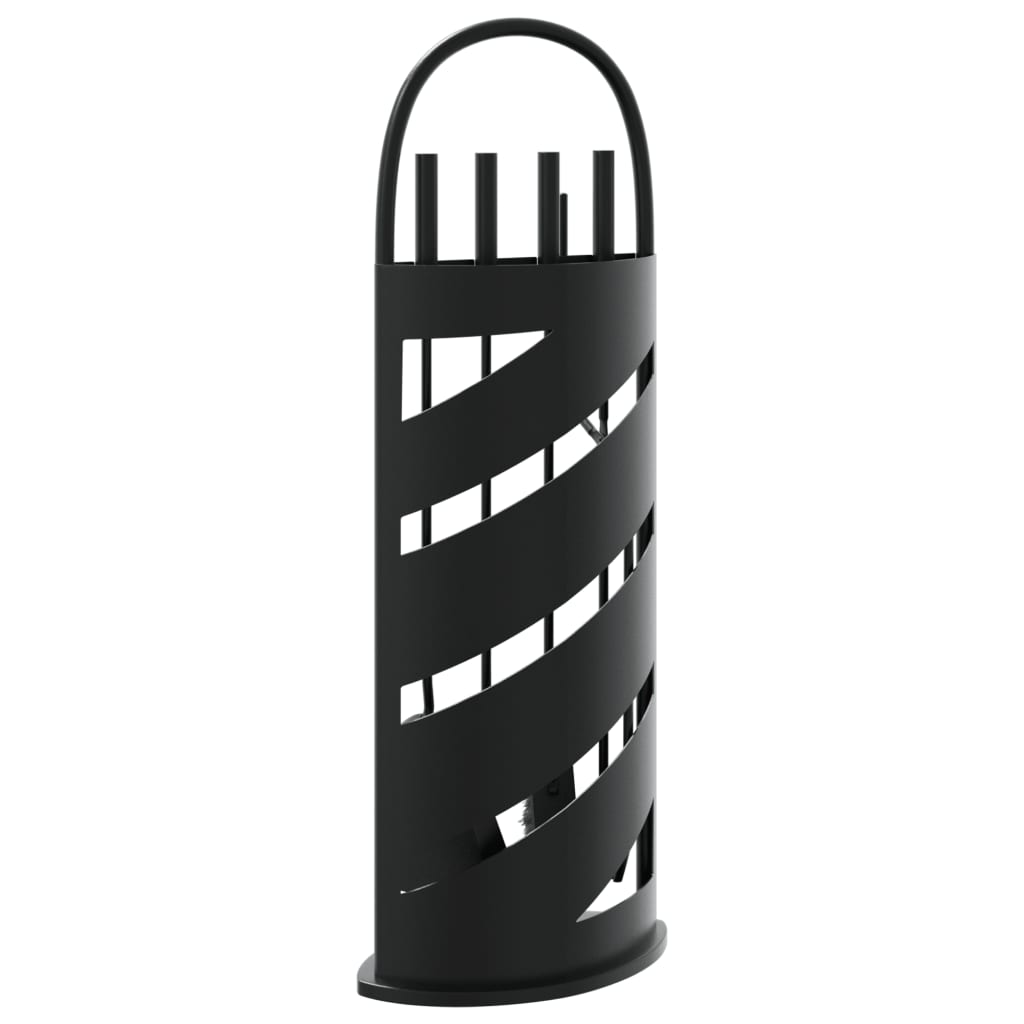 Set de herramientas para chimenea 5 pzas acero 23x15x66 cm