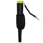 Puntero detector de metales con pantalla LCD negro y amarillo