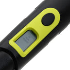 Puntero detector de metales con pantalla LCD negro y amarillo