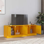 Mueble TV 2 uds madera contrachapada gris hormigón 80x31,5x36cm