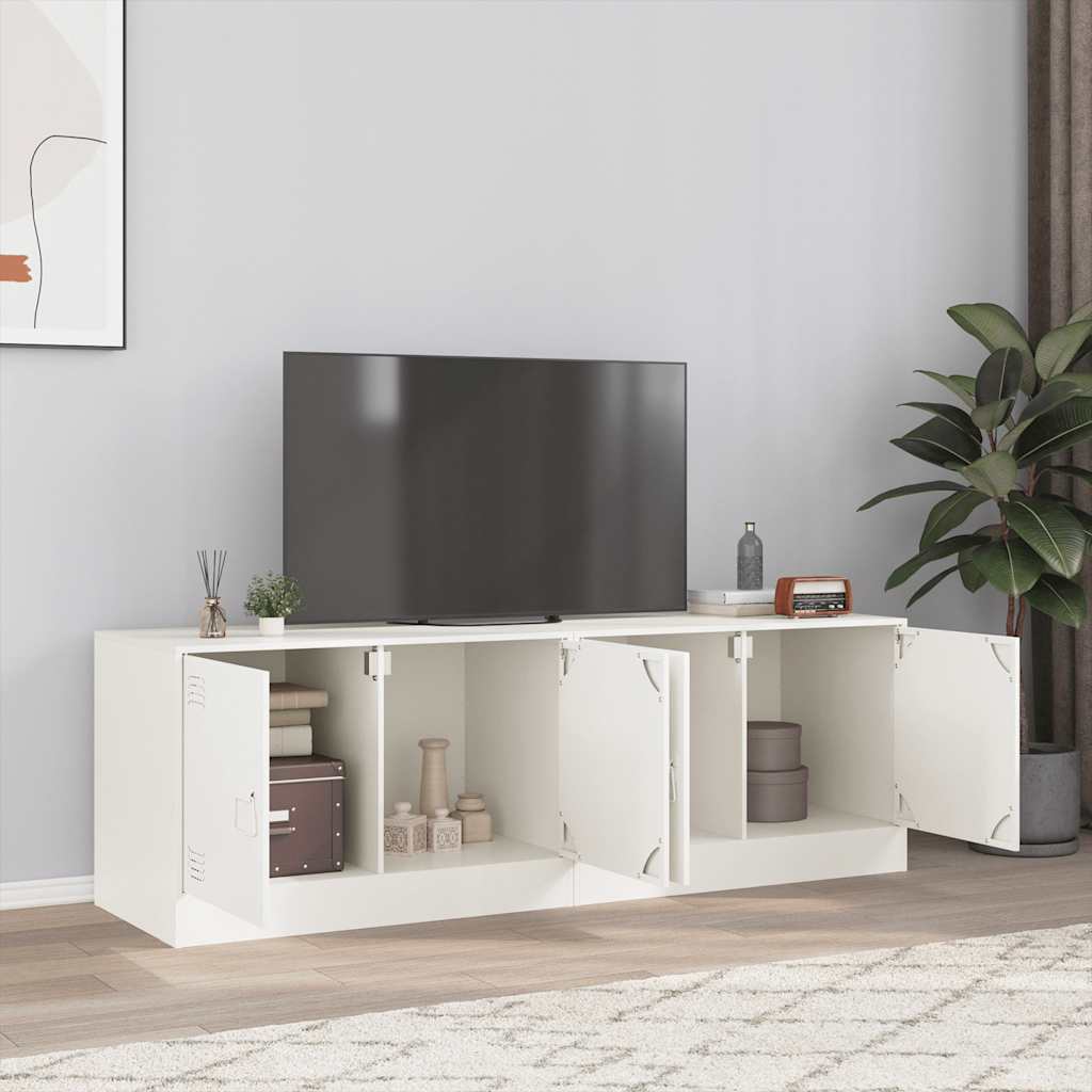 Mueble TV 2 uds madera contrachapada gris hormigón 80x31,5x36cm