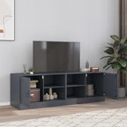 Mueble para TV madera de ingeniería blanco 150x30x50 cm