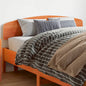 Pine solid wood bed headboard 105.5x4x100 cm