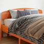 Pine solid wood bed headboard 105.5x4x100 cm