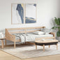 Diván sin colchón blanco 100x200 cm madera maciza de pino