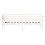 Diván sin colchón blanco 100x200 cm madera maciza de pino