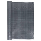 Anthracite grey synthetic rattan balcony awning 1000x100 cm