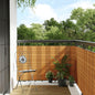 Anthracite grey synthetic rattan balcony awning 1000x100 cm