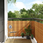 Anthracite grey synthetic rattan balcony awning 1000x100 cm