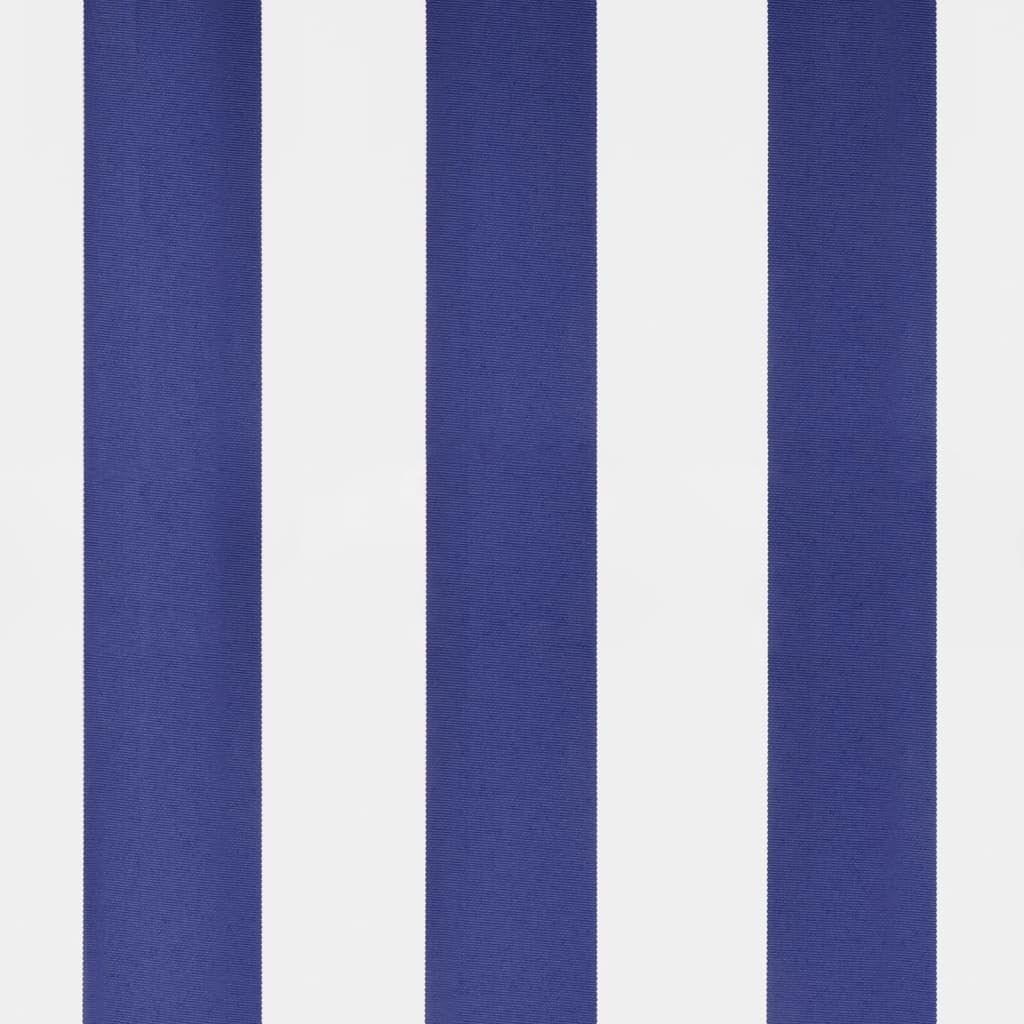 Toldo de pie tela y acero azul y blanco 300x300 cm