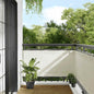 100% Polyester Oxford Anthracite Balcony Screen 120x700 cm
