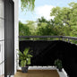 100% Polyester Oxford Anthracite Balcony Screen 120x700 cm