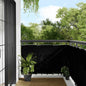 100% Polyester Oxford Anthracite Balcony Screen 120x700 cm